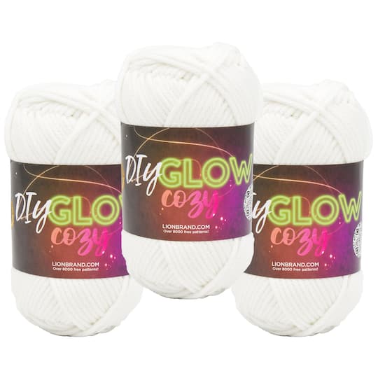 3 Pack Lion Brand® DIY Glow Cozy™ Yarn